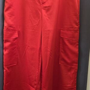 Red Cargo Pants